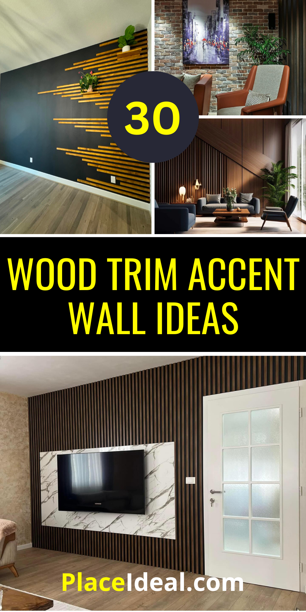 35 Stunning Wood Trim Accent Wall Ideas to Transform Your Home ...