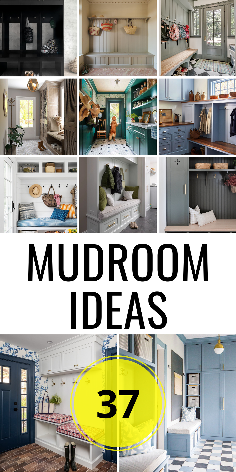 37 Mudroom Ideas - Enhance Your Home with Practical and Stylish Designs ...