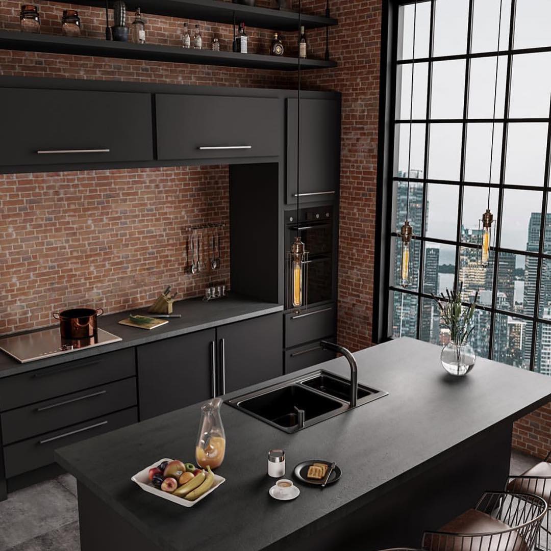 Picture of 25 Industrial Kitchen Design Ideas: Modern, Rustic And Urban ...