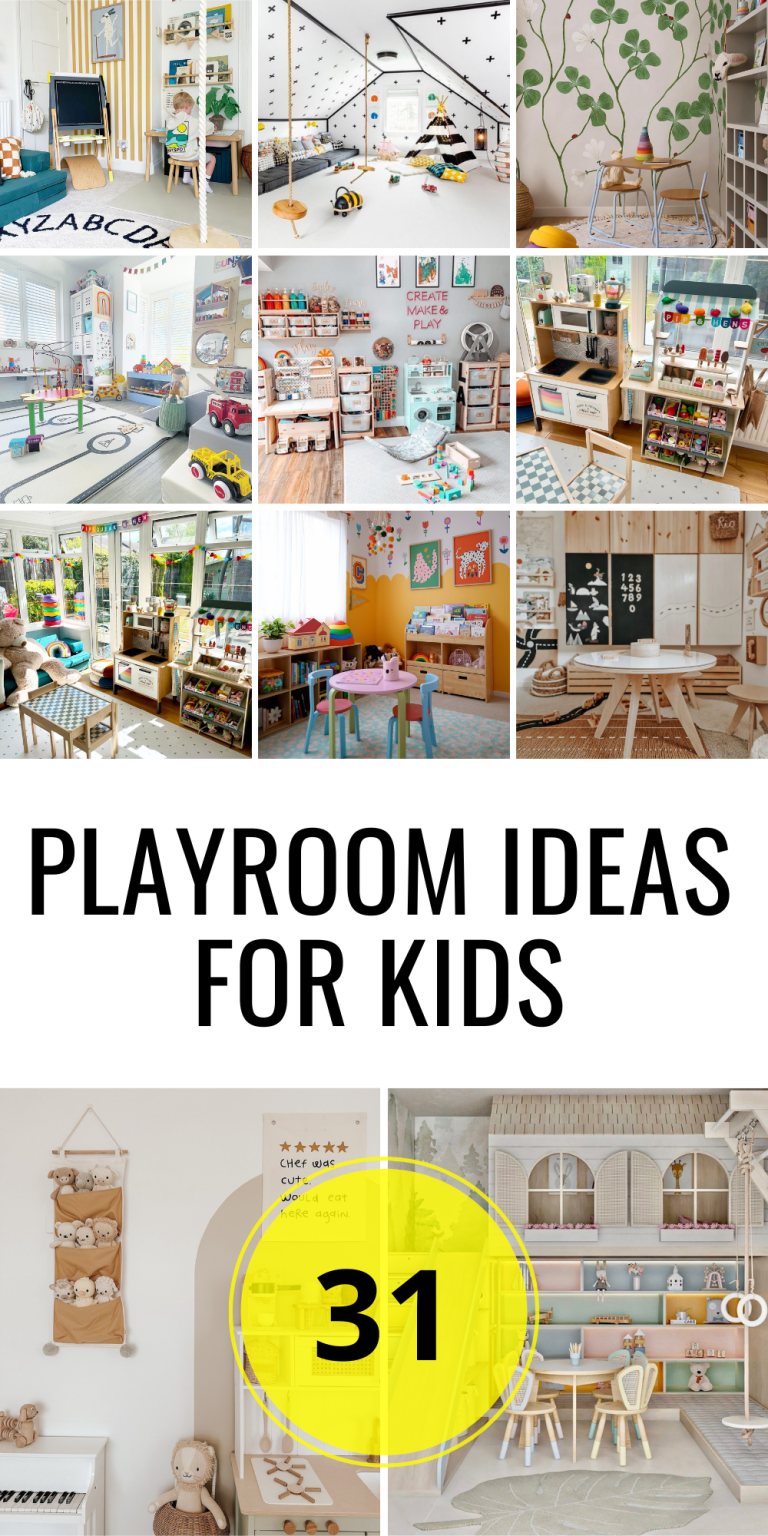 31 Playroom Ideas for Kids - Creative & Fun Designs for All Spaces ...