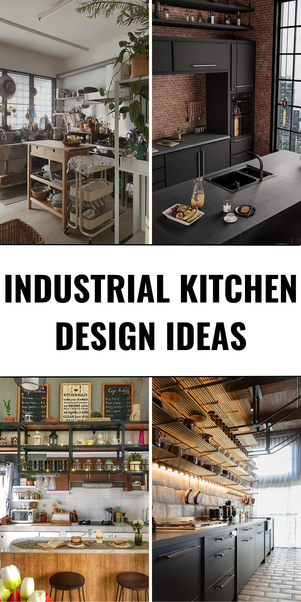 Stunning Townhouse Kitchen Industrial Design Ideas image