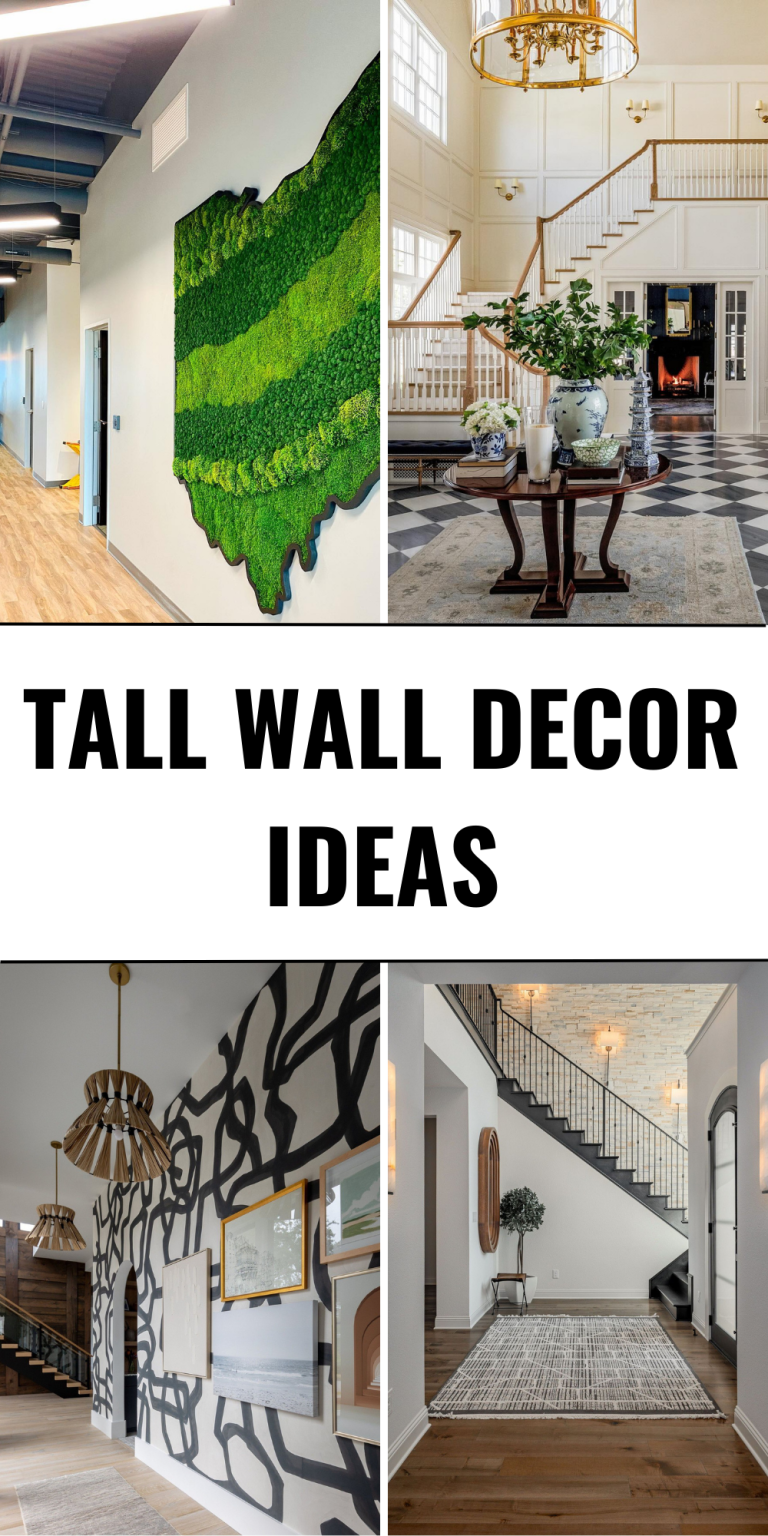 21 Tall Wall Decor Ideas to Elevate Your Home’s Aesthetic - placeideal.com