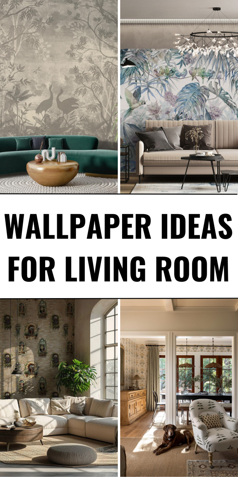 Explore 25 Creative Wallpaper Ideas to Revitalize Your Living Room Now ...