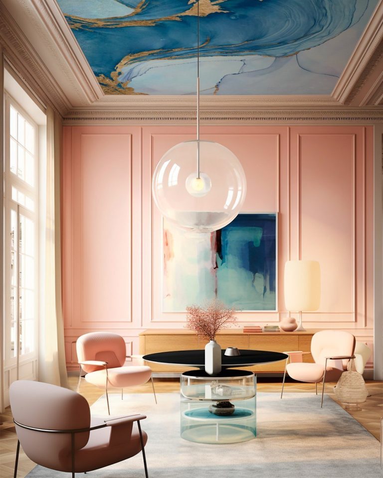 Picture of 32 Decorating Ideas for High Ceilings: Transform Your Living Room with ...