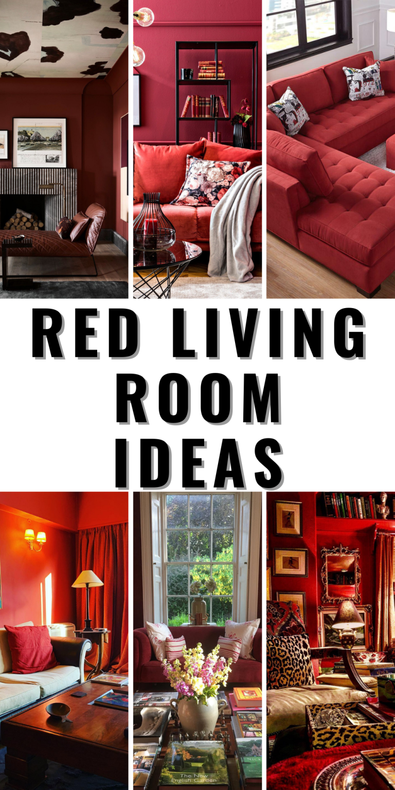 23 Stunning Red Living Room Ideas to Transform Your Space with Bold ...
