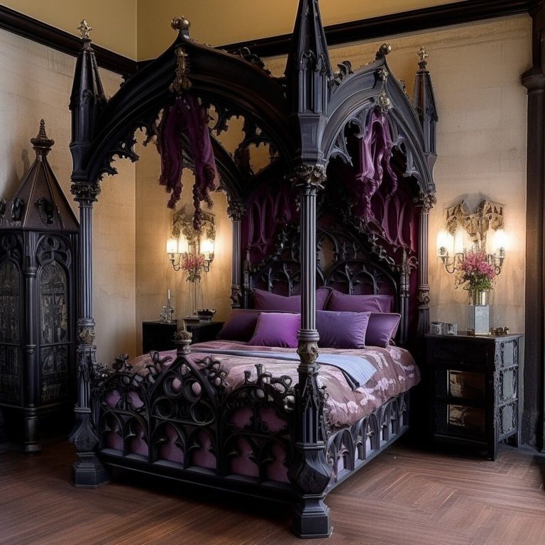 32 Gothic Bedroom Ideas: Transform Your Space with Dark Elegance and ...