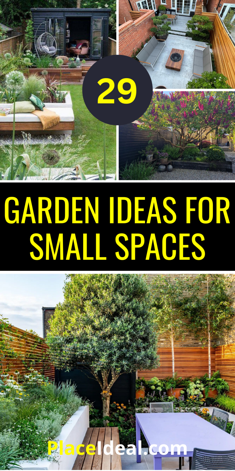 29 Garden Ideas for Small Spaces: Transform Your Tiny Backyard into a ...