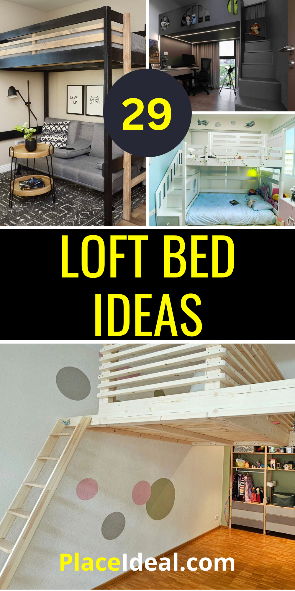 29 Loft Bed Ideas for Small Rooms: Maximize Space with Stylish and ...