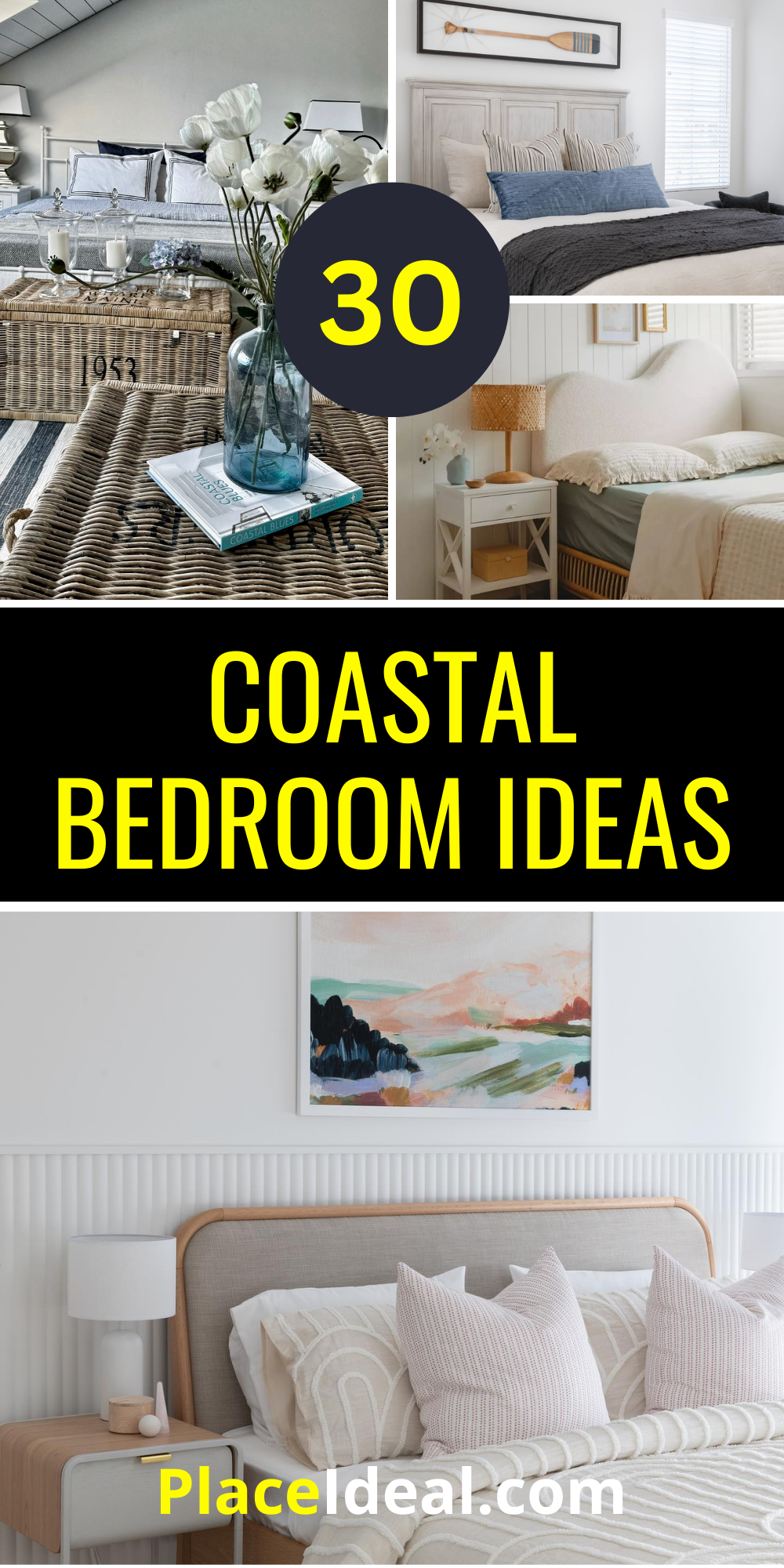 Transform Your Space: 30 Coastal Bedroom Ideas for a Serene and Stylish ...