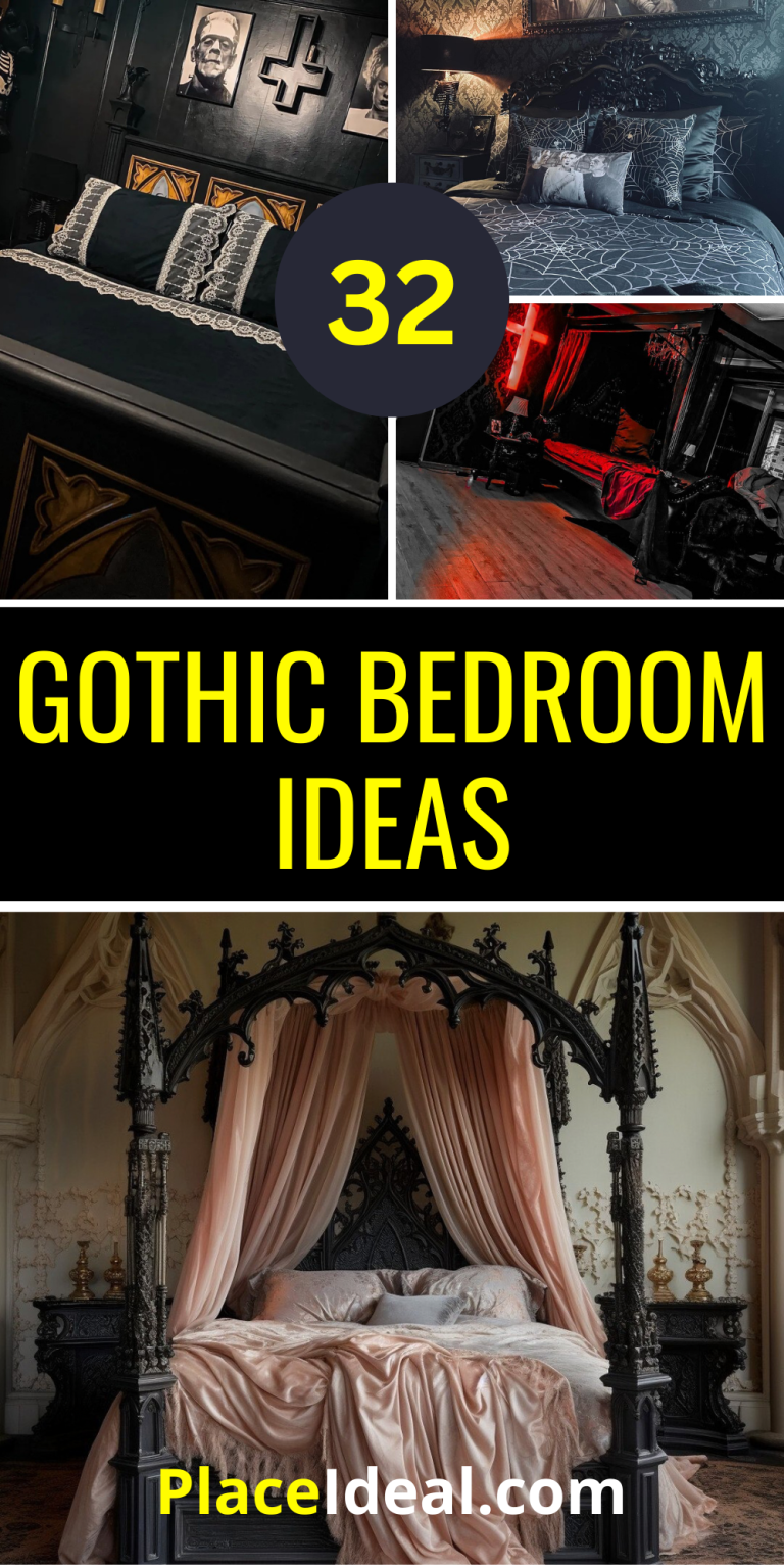 32 Gothic Bedroom Ideas: Transform Your Space with Dark Elegance and ...