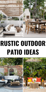 27 Rustic Outdoor Patio Ideas to Transform Your Backyard into a Cozy ...