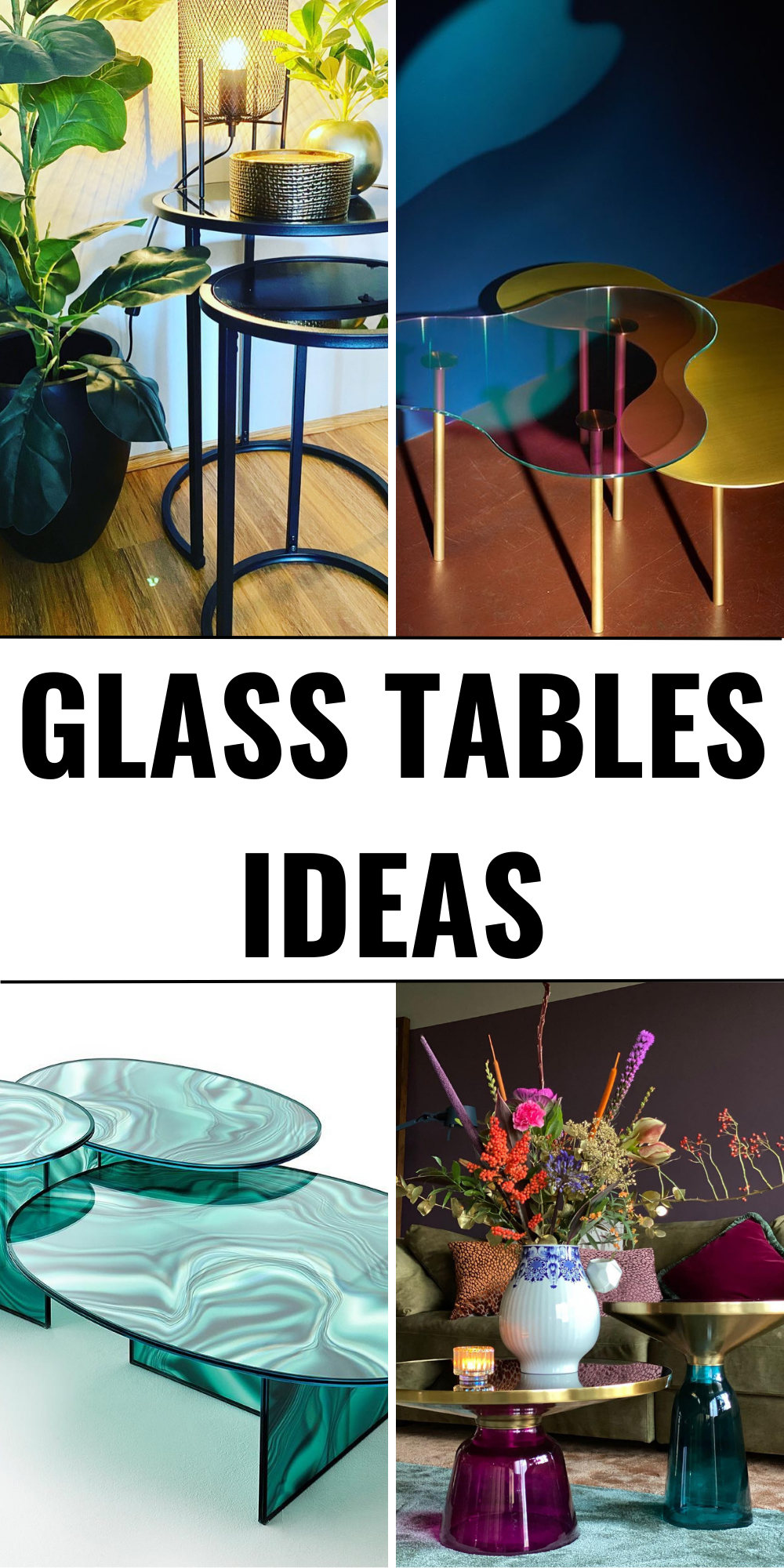 29 Glass Tables Ideas to Transform Your Living Room and Dining Space ...