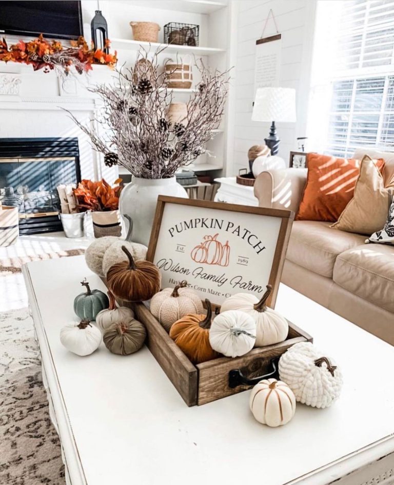 30 Fall Living Room Decor Ideas to Create a Cozy and Stylish Autumn ...