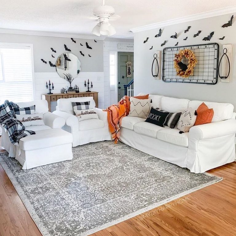 32 Halloween Living Room Decor Ideas for a Spooky and Cozy Home ...