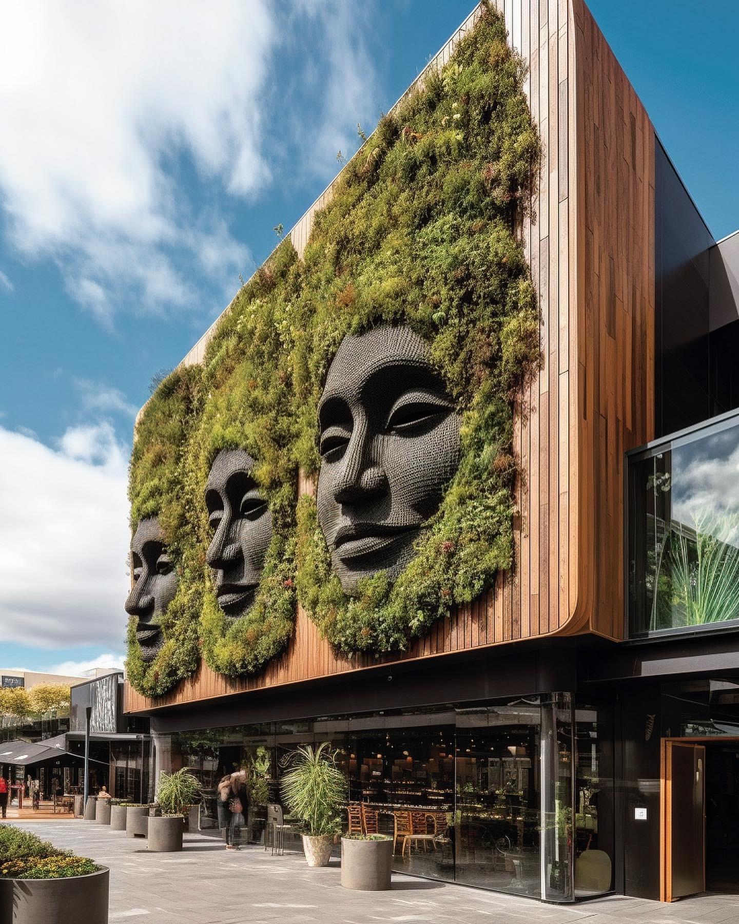 30 Stunning Green Living Walls: Transform Your Space with Nature ... - Urban Green Wall Textured Surface Ideas