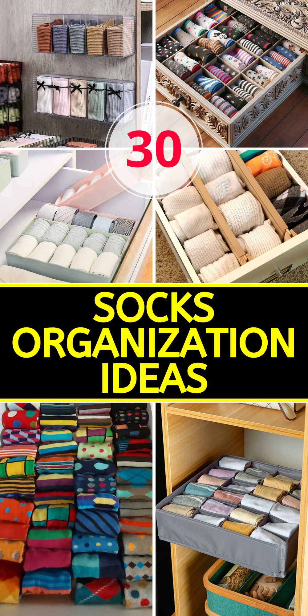 30 Brilliant Socks Organization Ideas to Transform Your Closet ...