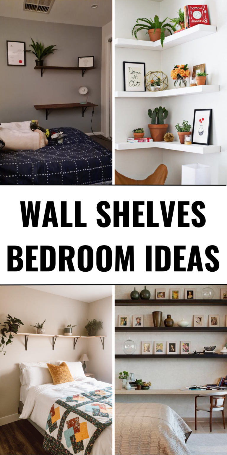25 Wall Shelves Bedroom Ideas to Transform Your Space - placeideal.com