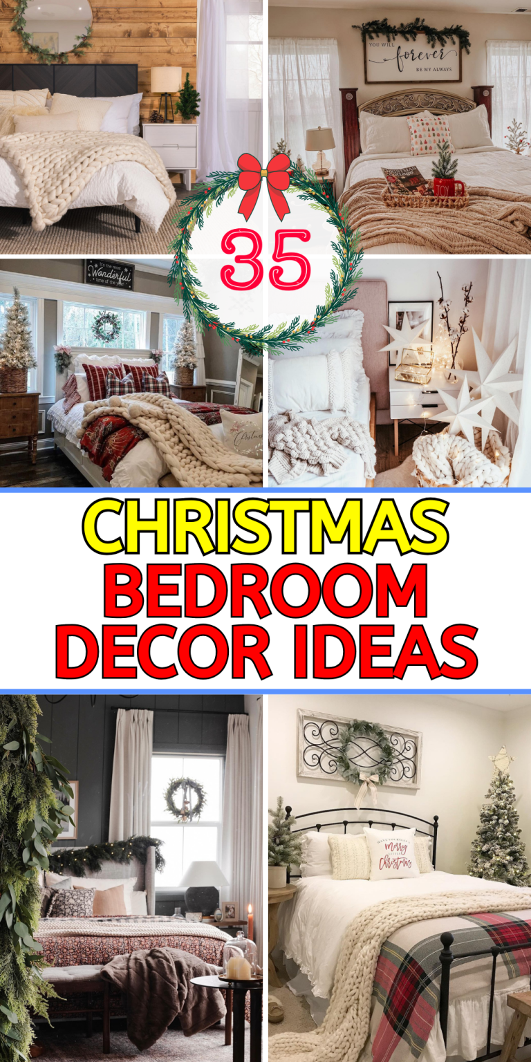 35 Christmas Bedroom Decor Ideas for a Cozy, Elegant, and Festive ...