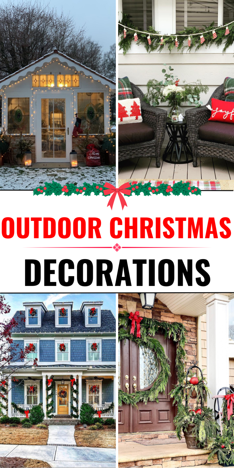 36 Outdoor Christmas Decorations That Will Transform Your Home Into a ...