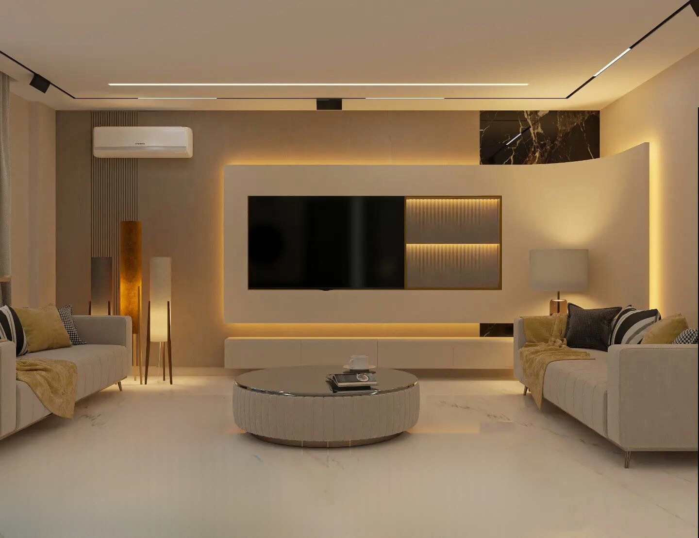 35 TV Wall Design Ideas for a Modern Luxury Living Room - Transform ...