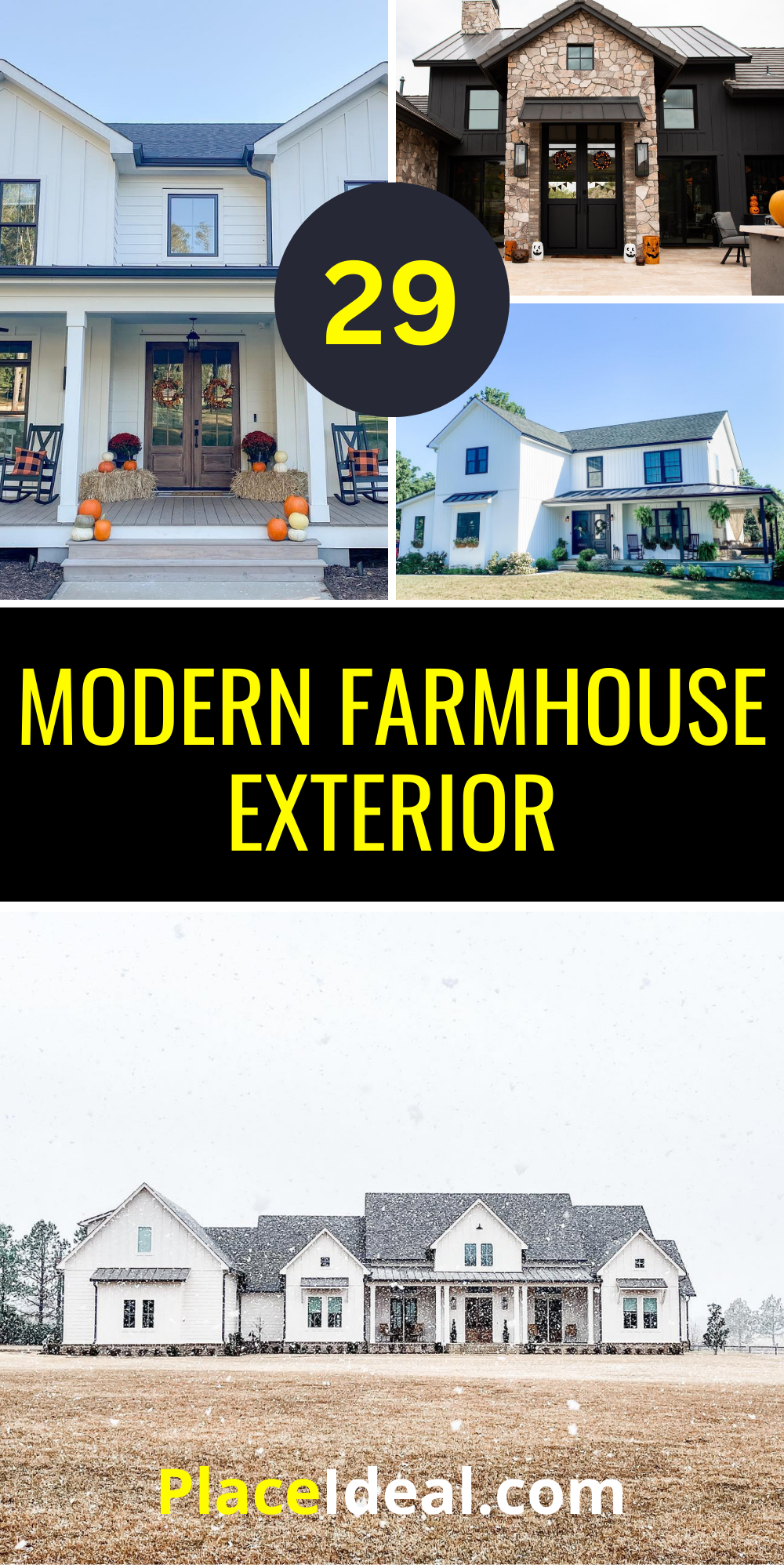 29 Modern Farmhouse Exterior Ideas: How to Elevate Your Home with ...