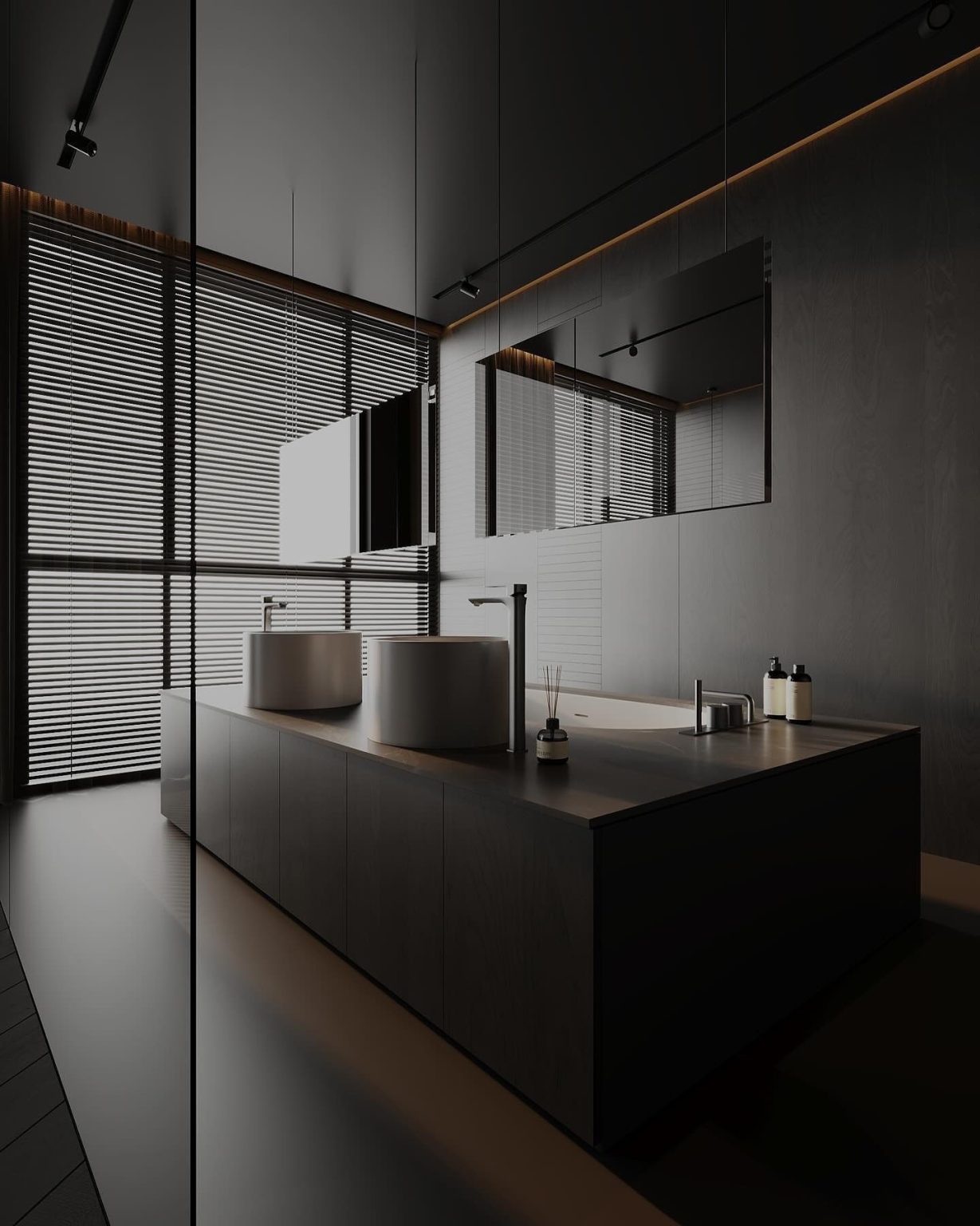 25 Dark Bathroom Ideas: Inspiration for Modern Bathroom Design in Dark ...
