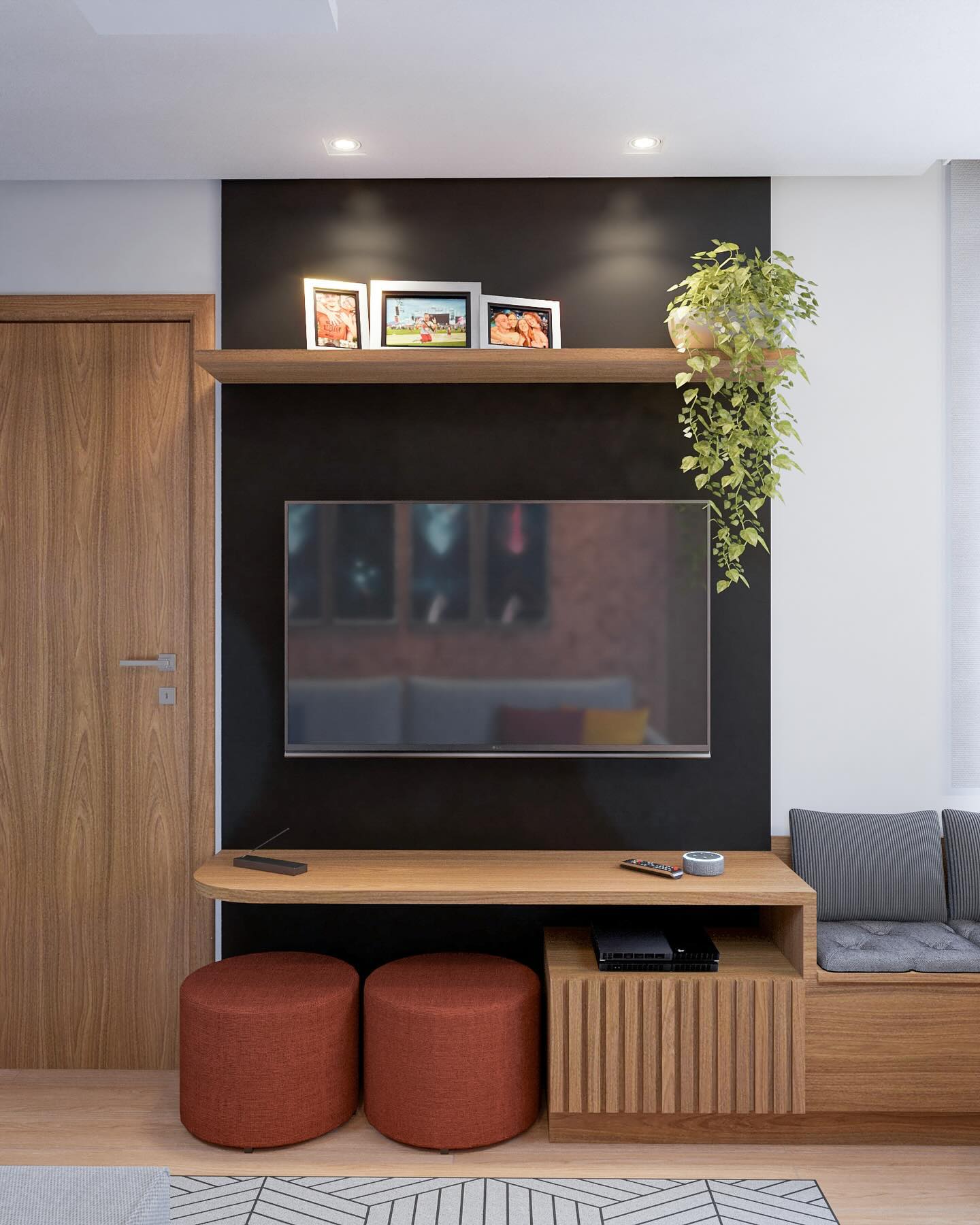 25 TV Console Decorating Ideas to Elevate Your Living Room with Modern ...
