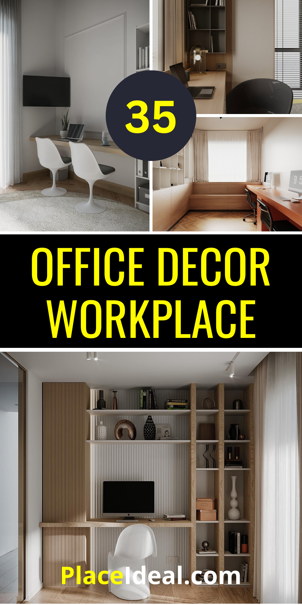 35 Office Decor Ideas: Creative Solutions for a Stylish and Productive ...