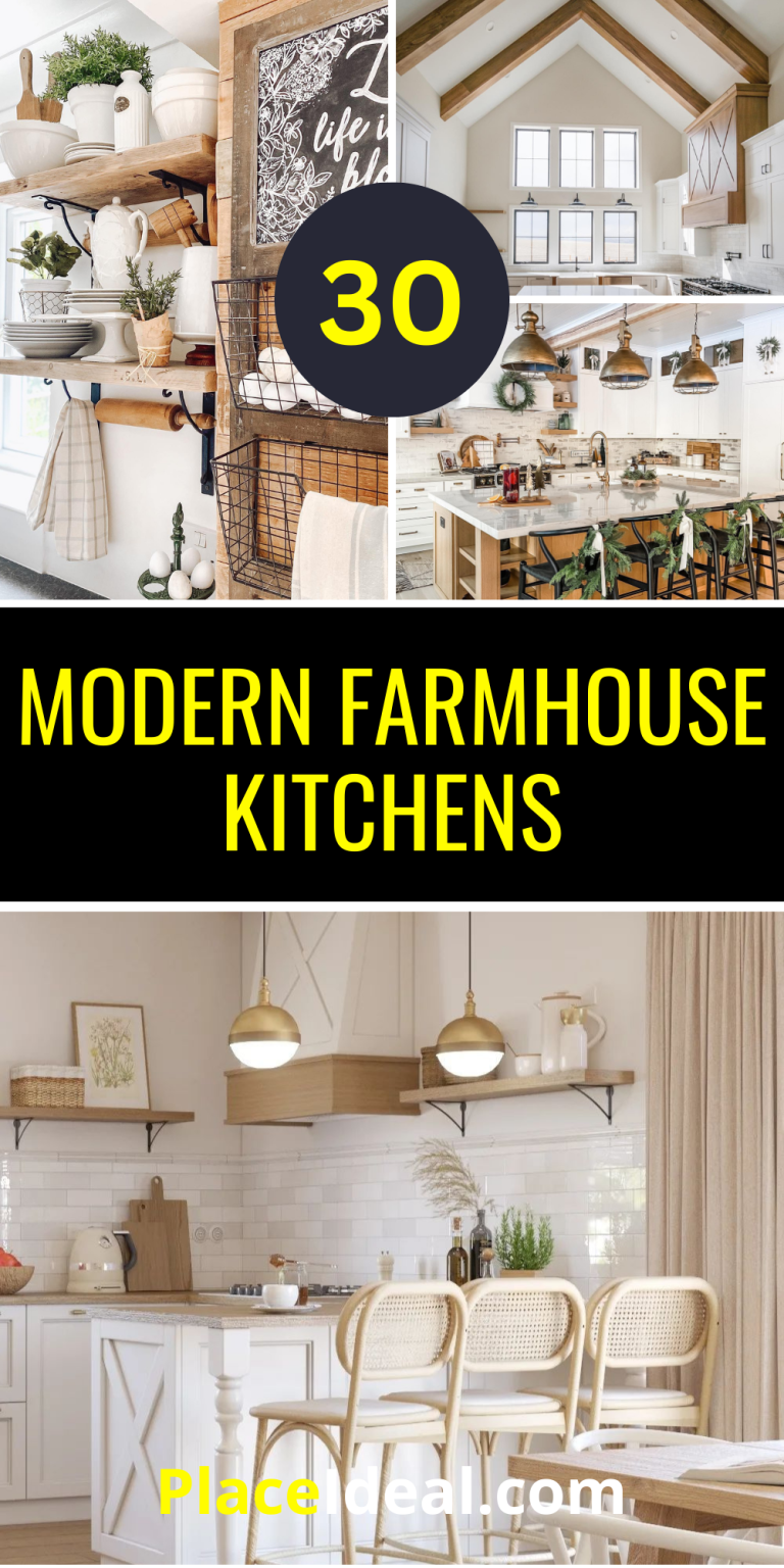 30 Modern Farmhouse Kitchens That Perfectly Blend Rustic Charm and ...