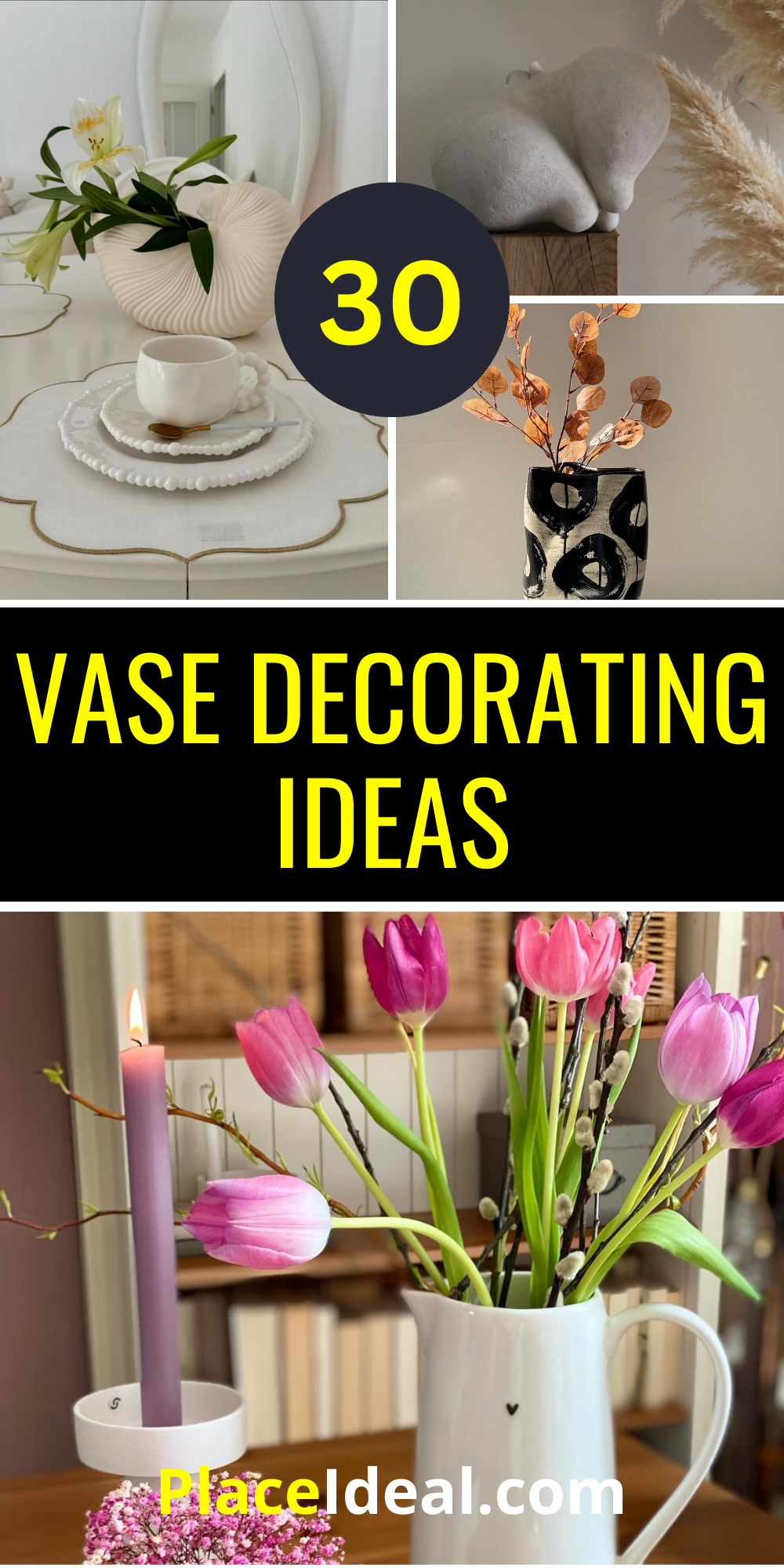 30 Vase Decorating Ideas to Elevate Your Home Décor - placeideal.com
