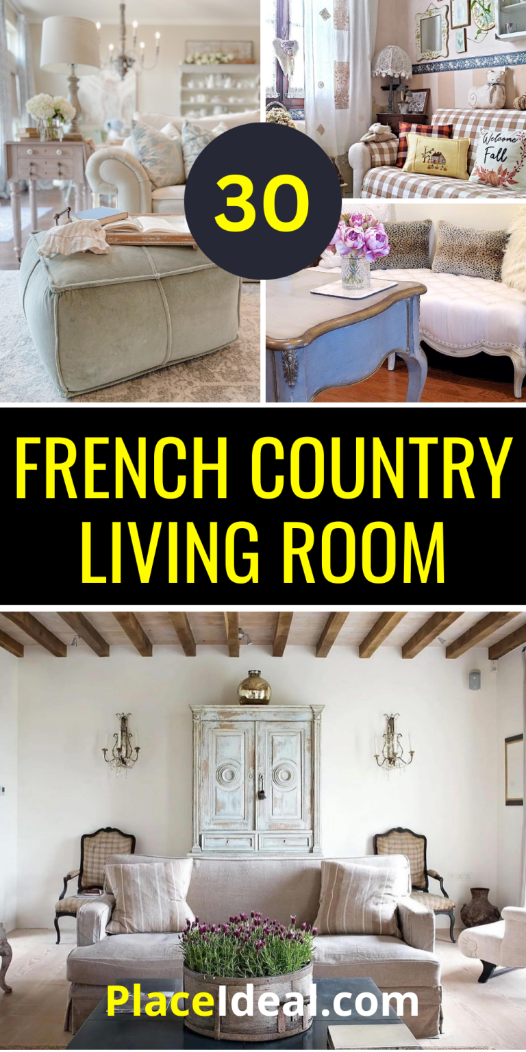 30 French Country Living Room Ideas for Elegant and Cozy Home Decor ...