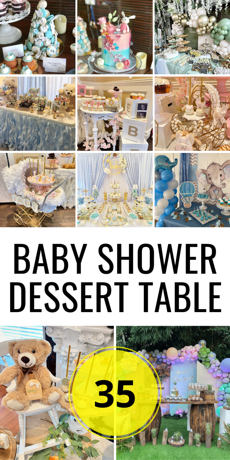 35 Baby Shower Dessert Table Ideas: Unique and Stylish Inspiration for ...