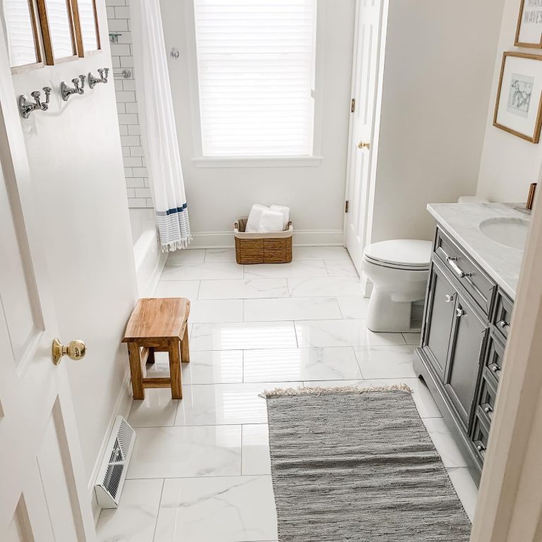 30 Bathroom Floor Tile Ideas: From Modern Elegance to Timeless Patterns ...