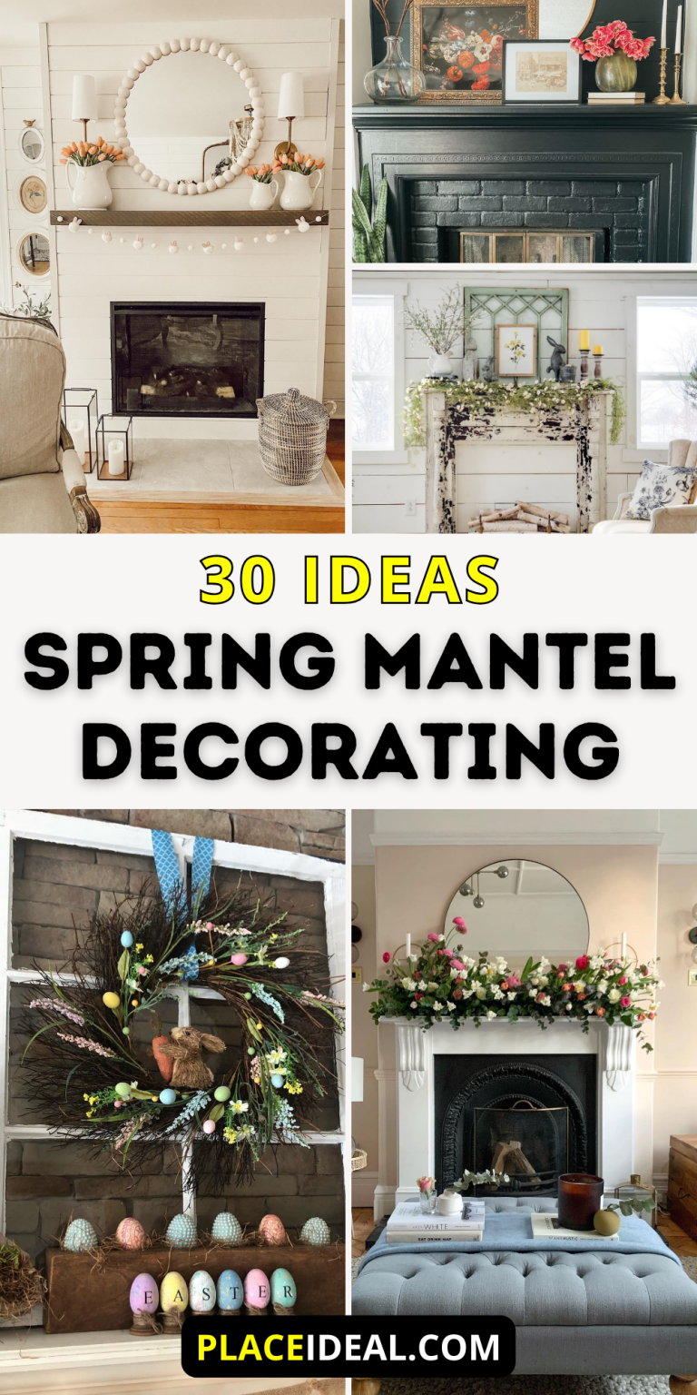 30 Spring Mantel Decorating Ideas to Refresh Your Home with Style and ...