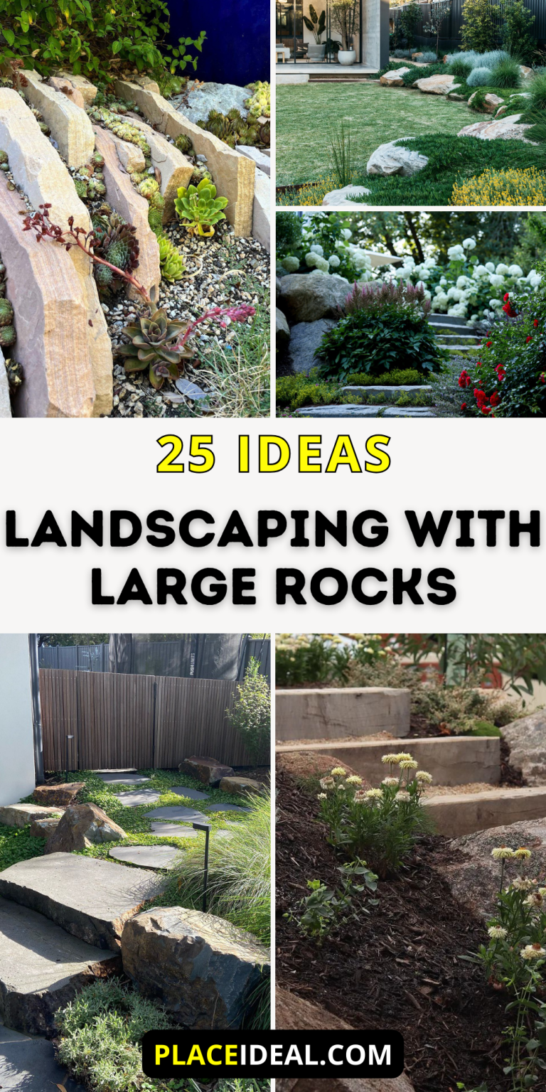 25 Landscaping with Large Rocks Ideas: Transform Your Yard with ...