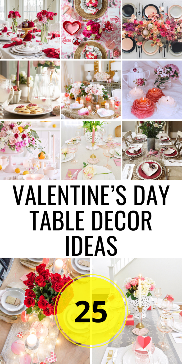 25 Valentine’s Day Table Decor Ideas to Create a Romantic and Memorable ...