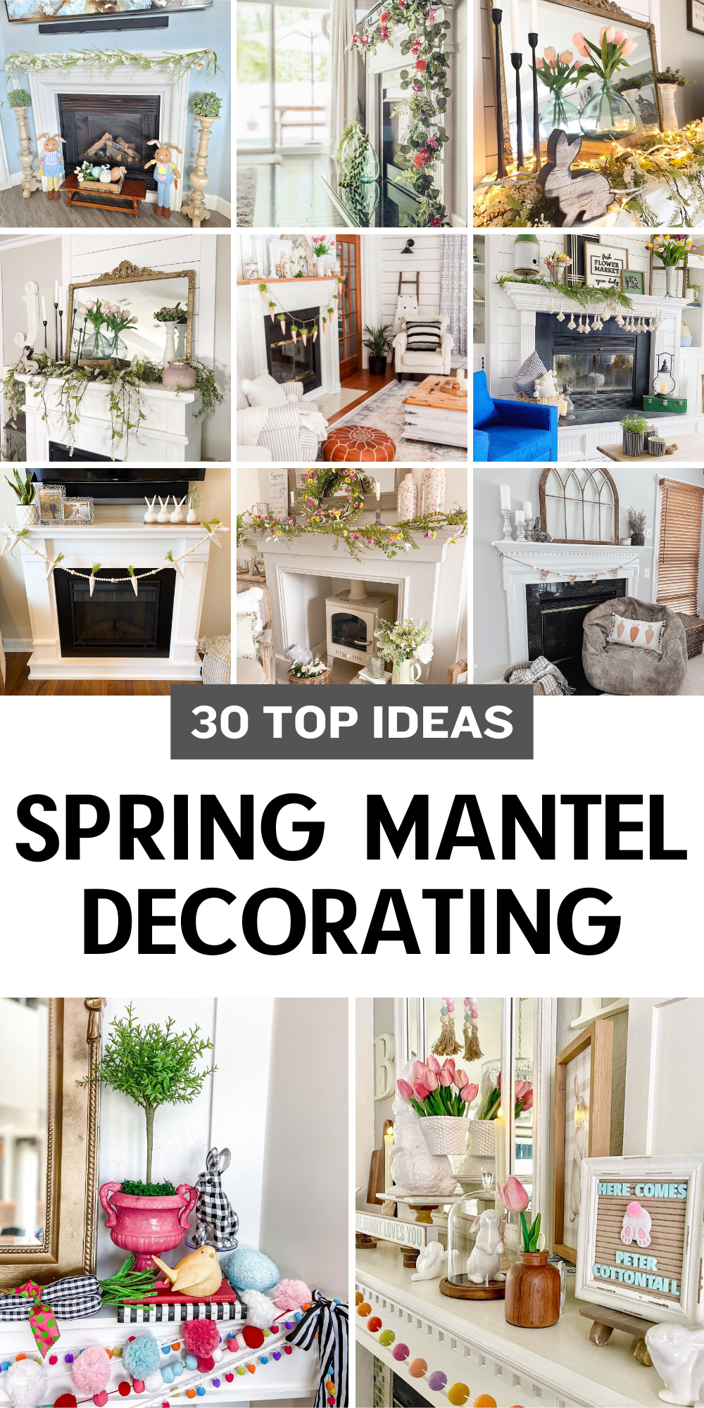30 Spring Mantel Decorating Ideas to Refresh Your Home with Style and ...