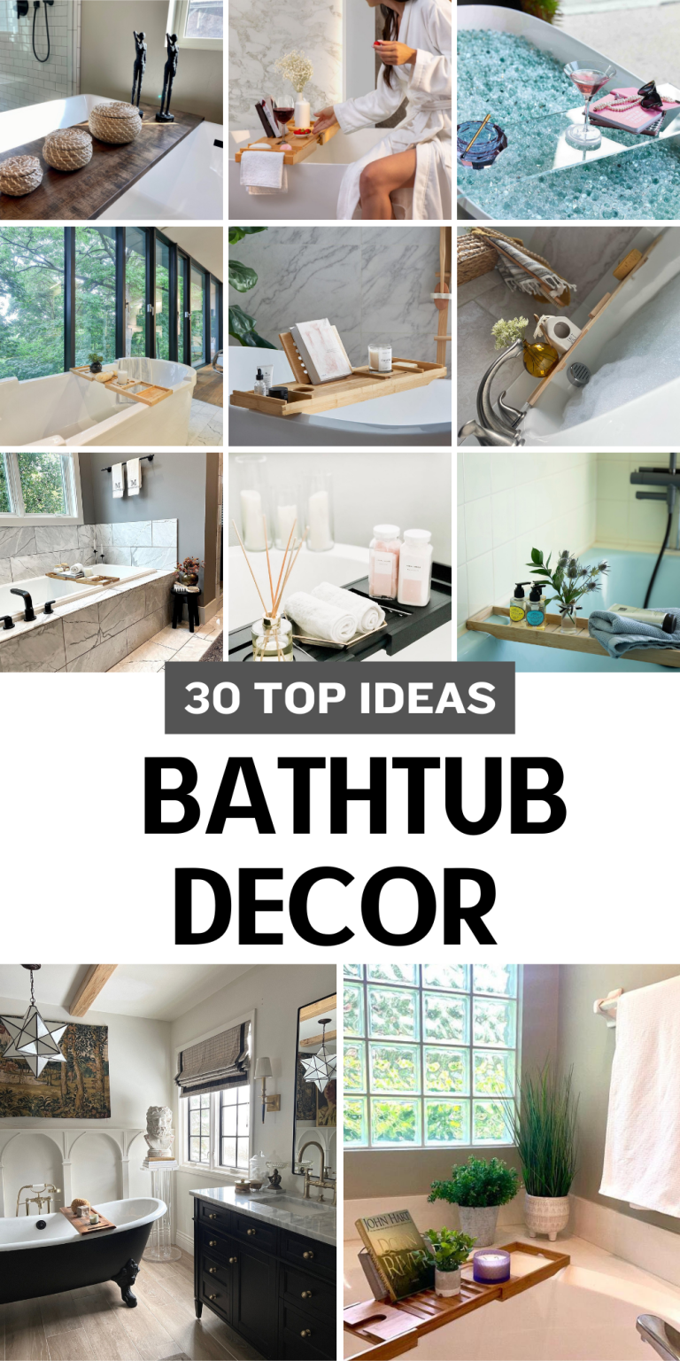 30 Bathtub Decor Ideas to Transform Your Bathroom into a Luxurious ...