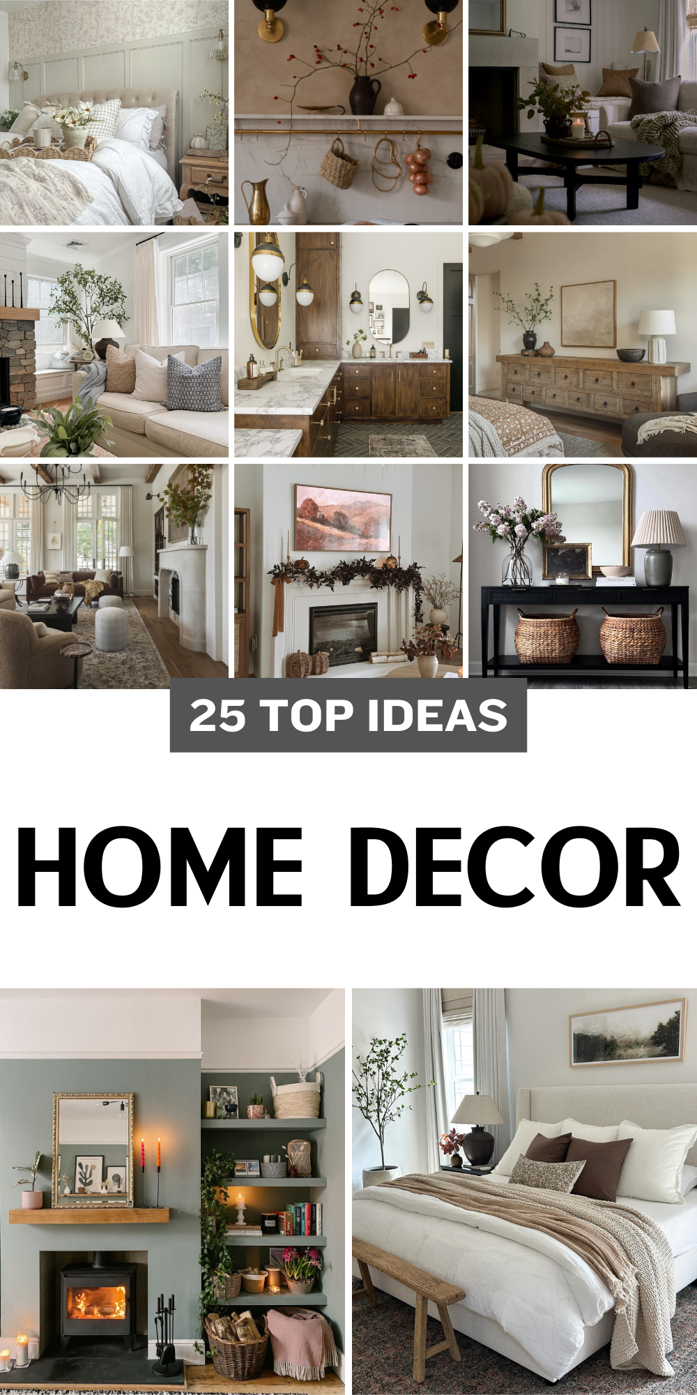 25 Home Decor Ideas to Transform Your Living Room, Bedroom, and More ...