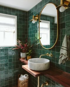 35 Half Bathroom Ideas to Transform Tiny Spaces with Style and Functionality - placeideal.com