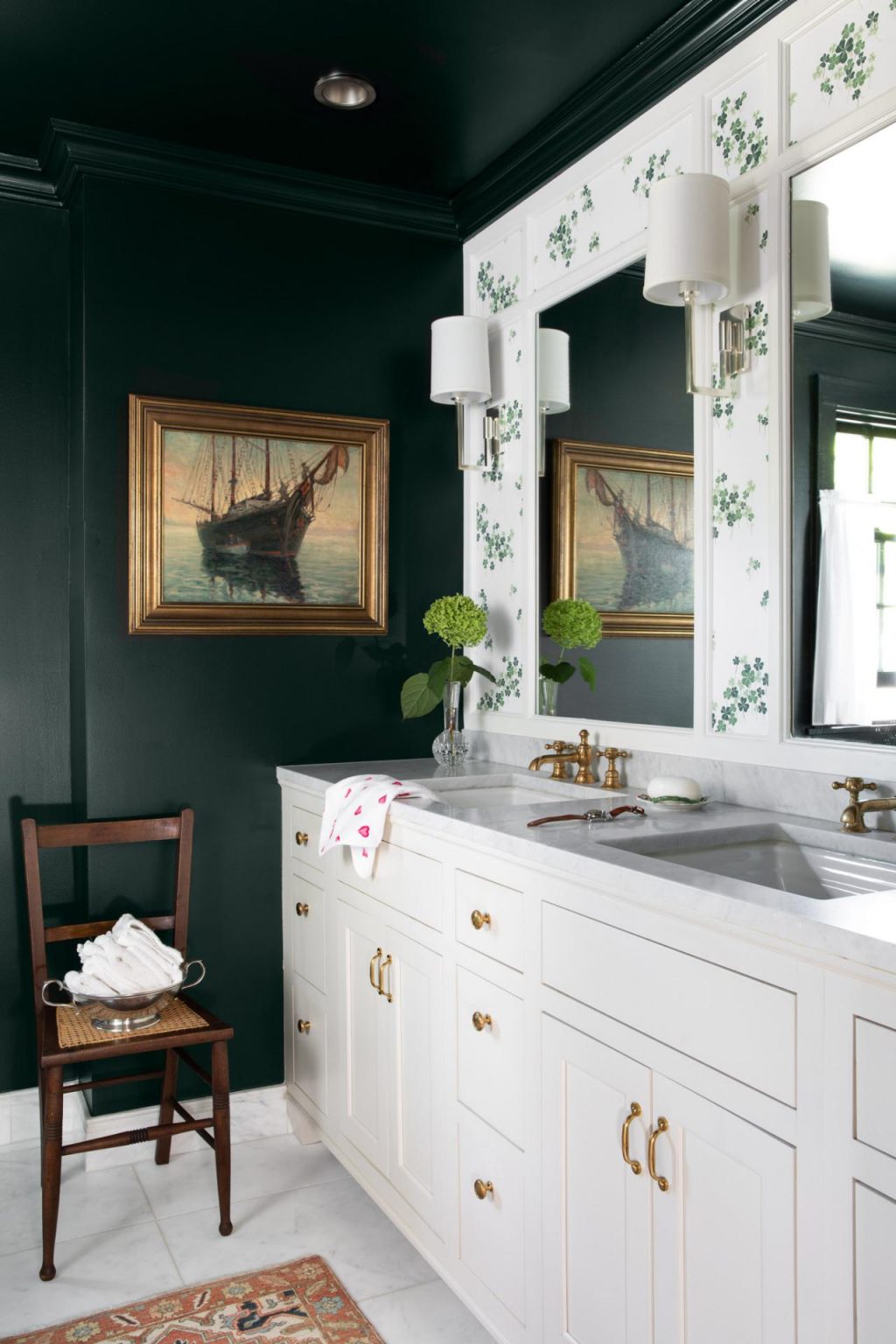 25 Dark Green Bathroom Ideas: Elegant Designs for a Stylish Remodel ...