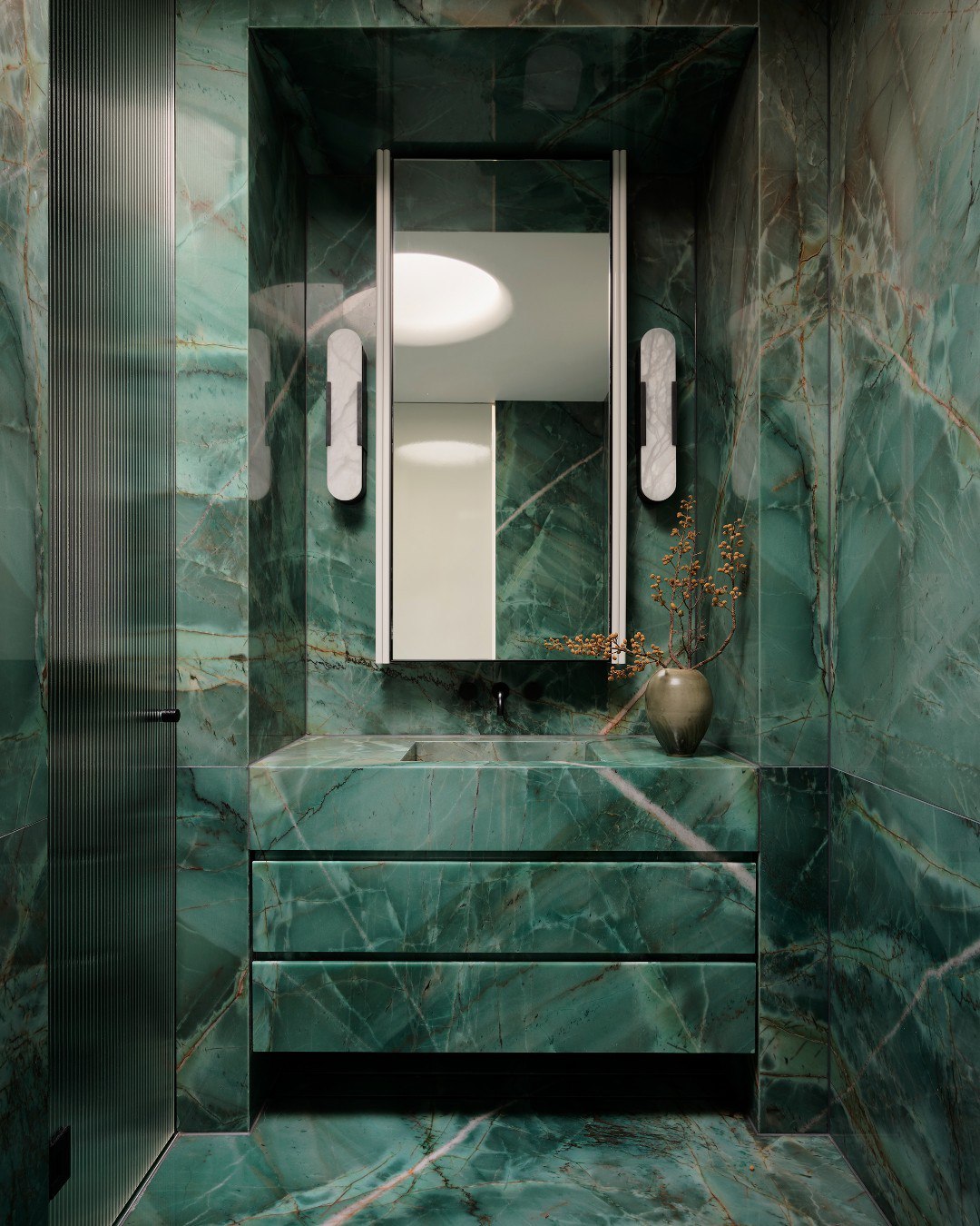 25 Dark Green Bathroom Ideas: Elegant Designs for a Stylish Remodel ...