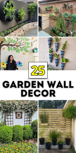 25 Garden Wall Decor Ideas to Transform Your Outdoor Space with Style ...