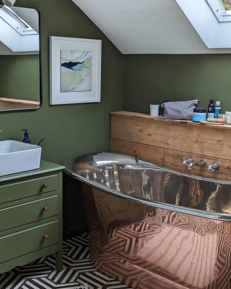 25 Dark Green Bathroom Ideas: Elegant Designs for a Stylish Remodel ...