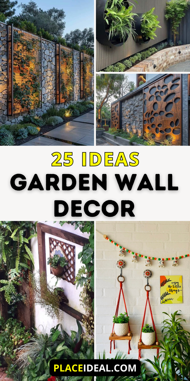 25 Garden Wall Decor Ideas to Transform Your Outdoor Space with Style ...