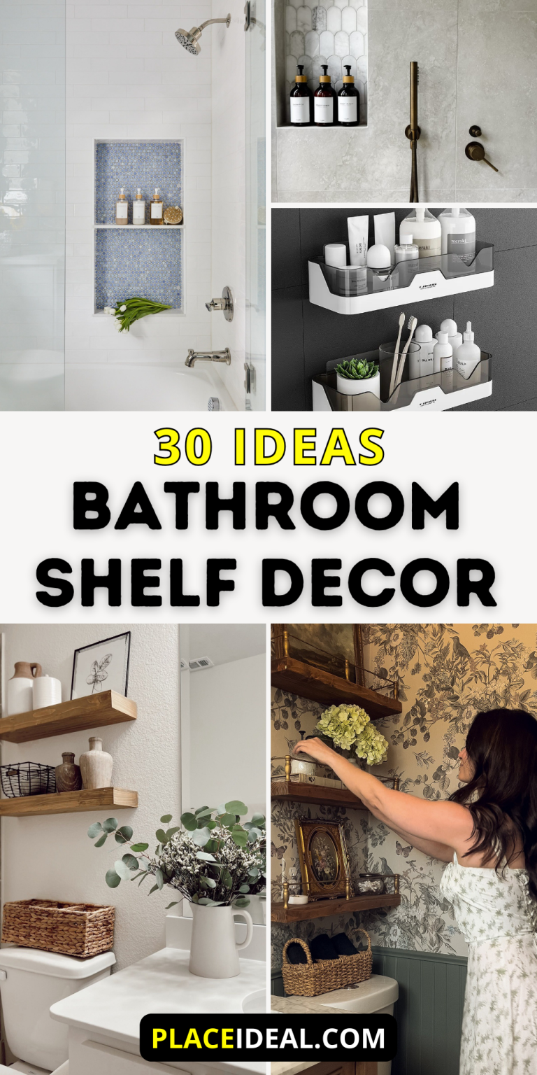 30 Bathroom Shelf Decor Ideas to Elevate Your Space: Modern, Rustic ...