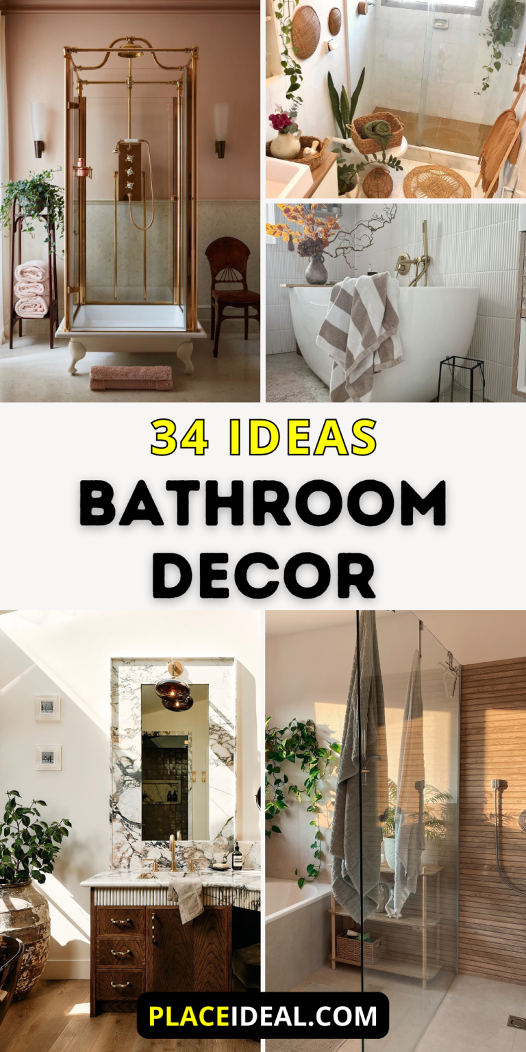 34 Bathroom Decor Ideas to Transform Your Space into a Stylish and ...