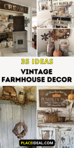 35 Vintage Farmhouse Decor Ideas to Transform Your Home into a Cozy ...