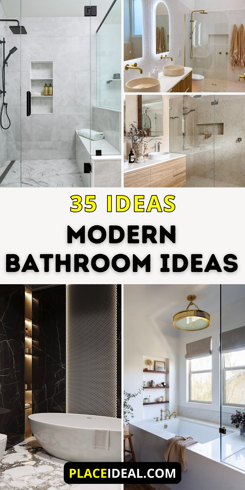 35 Modern Bathroom Ideas to Transform Your Space with Luxury and Style ...