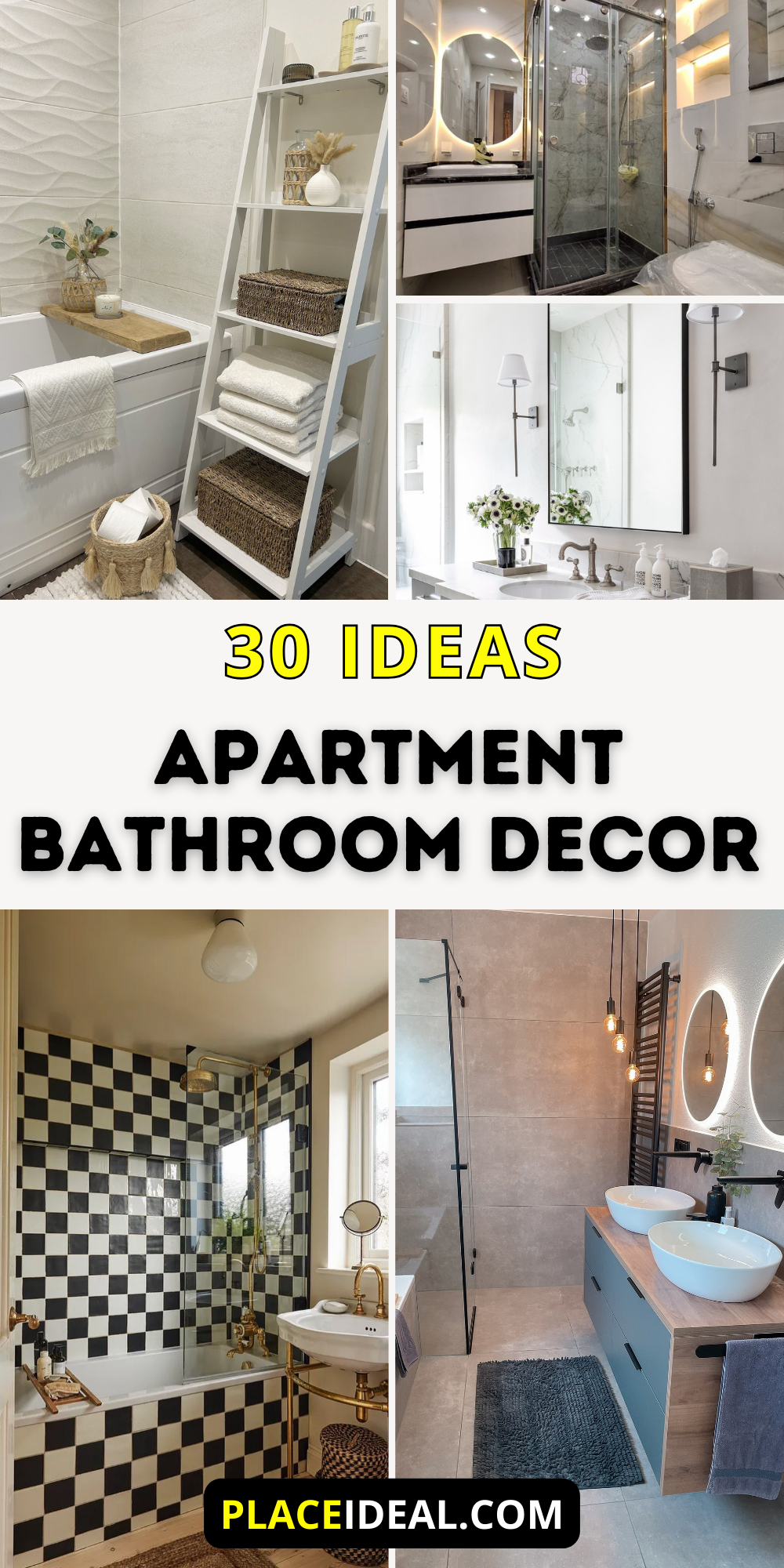 30 Stunning Apartment Bathroom Decor Ideas to Transform Your Small ...